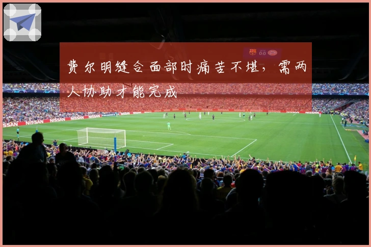 费尔明缝合面部时痛苦不堪，需两人协助才能完成